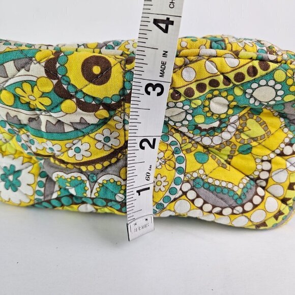 Vera Bradley Lunch Bunch Lemon Parfait Yellow Paisley Lined Lunch Bag - Picture 8 of 13